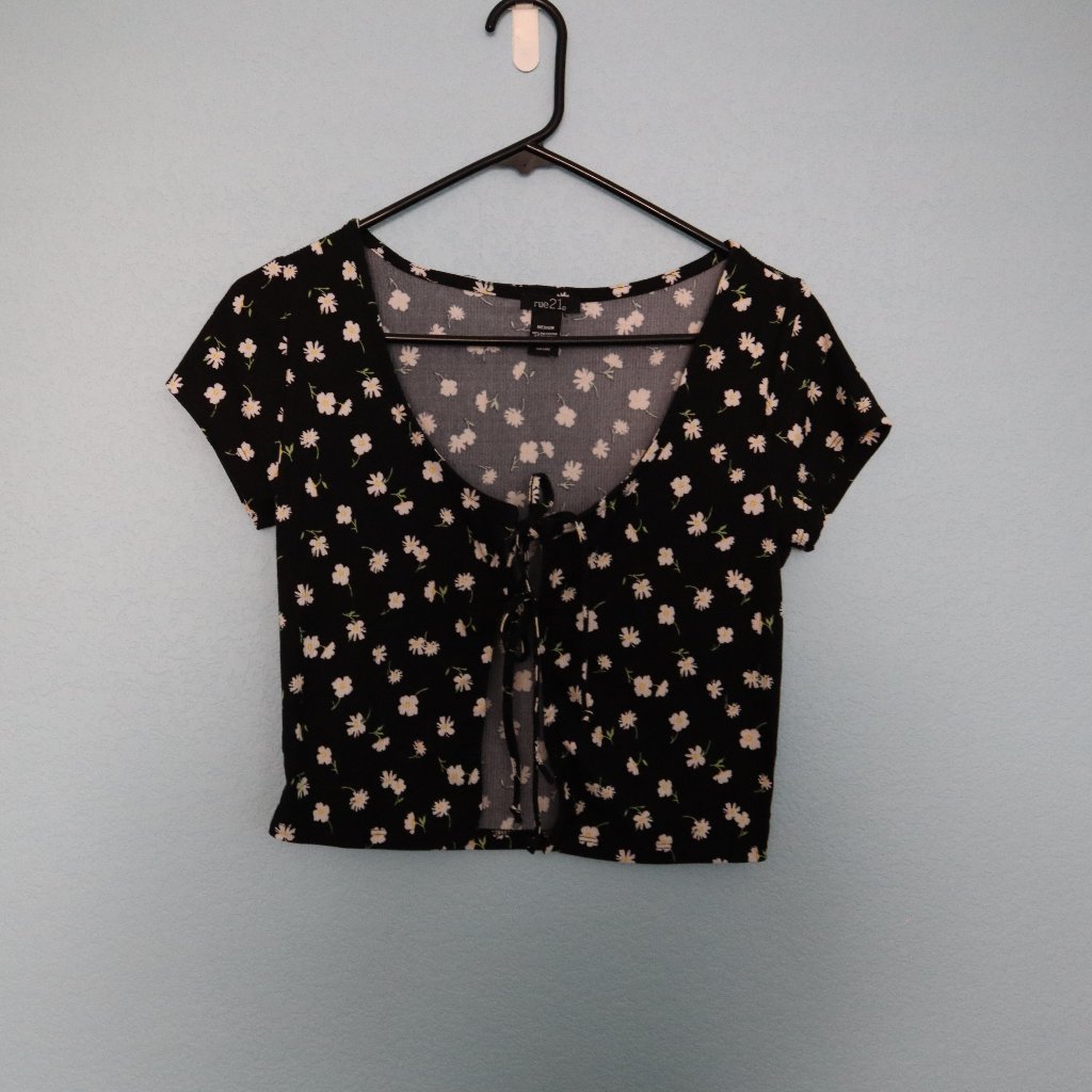 Rue 21 Double Tie - Front Crop Top